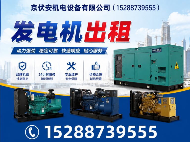 天门静音发电车租赁展示图
