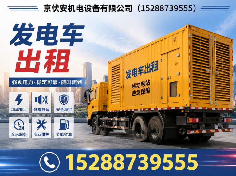 天门发电车出租展示图